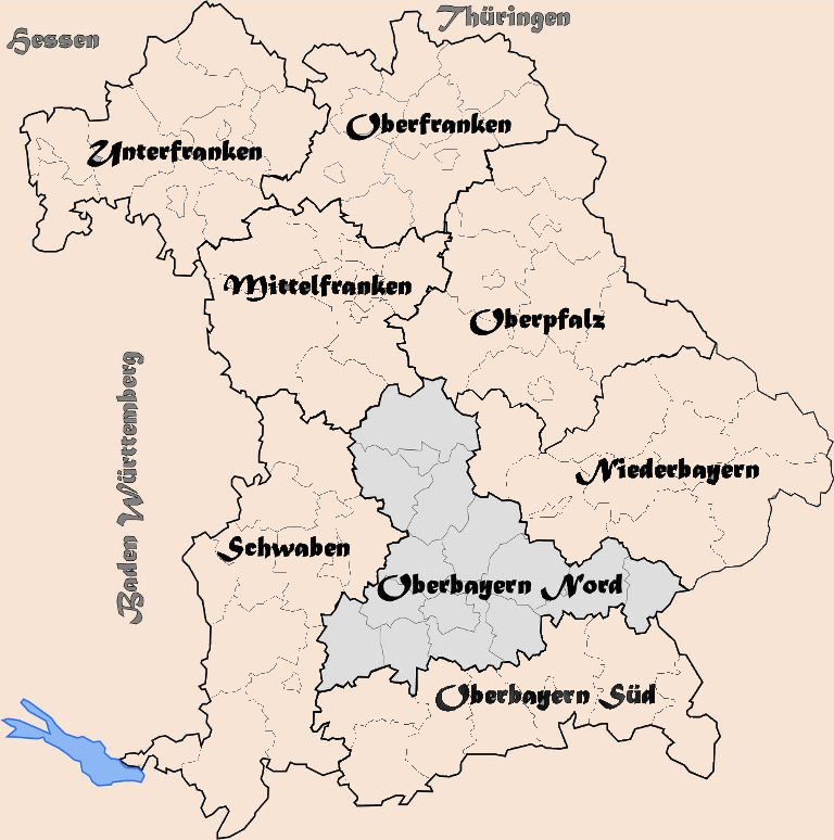 Bayern Oberbayern Nord
